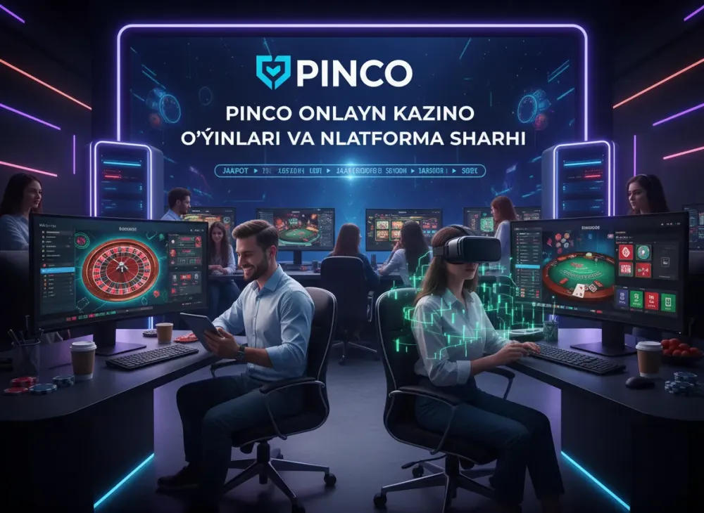 Pinco bukmekerlik va kazino sayti haqida sharh